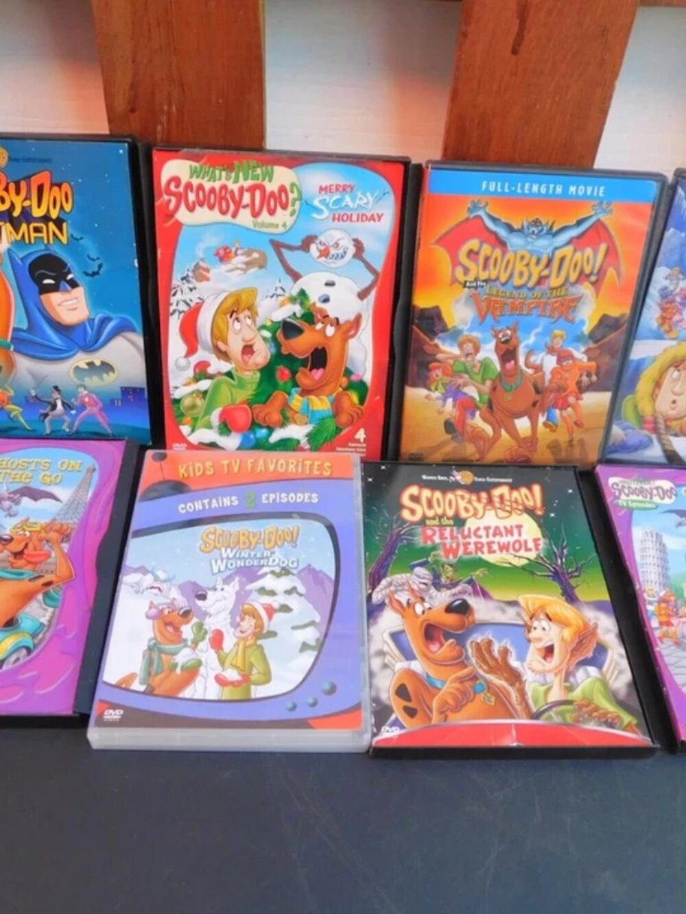 Scooby-Doo Childrens of DVD Dvds Kids Lot Shows Movies Series Lot of 8